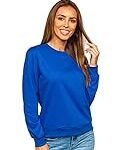 Analyse und Vergleich: Blaue Damen-Sweatshirts ohne Kapuze - Die perfekte Alternative zu Fußballtrikots?