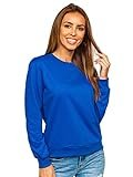 Analyse und Vergleich: Blaue Damen-Sweatshirts ohne Kapuze - Die perfekte Alternative zu Fußballtrikots?